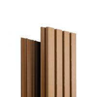 Реечная фасадная панель Техно Бронза Реечная фасадная панель Техно Бронза