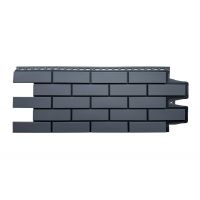 Фасадные панели Премиум клинкерный кирпич Графит (шов RAL 9005)