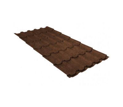 Металлочерепица квинта плюс 0,45 Safari Twincolor Brown от производителя  Grand Line по цене 0 р