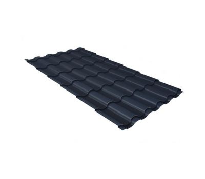 Металлочерепица кредо 0,5 Satin RAL 7024 мокрый асфальт от производителя  Grand Line по цене 707 р