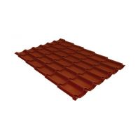 Металлочерепица классик 0,45 Drap RAL 8004 терракота
