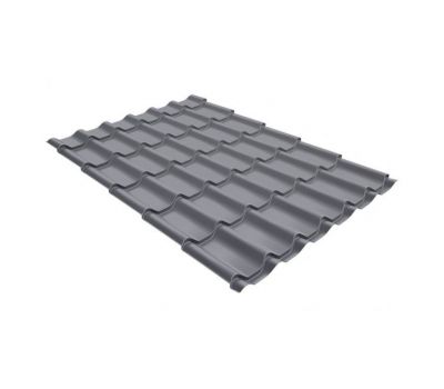 Металлочерепица классик 0,5 Satin RAL 7004 сигнальный серый от производителя  Grand Line по цене 693 р