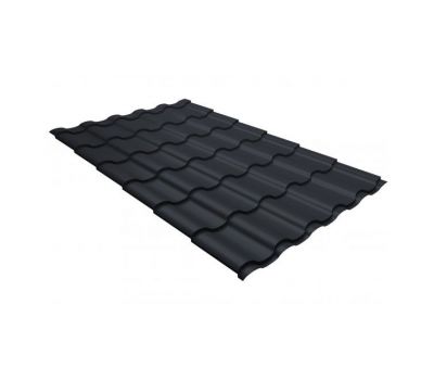 Металлочерепица кредо GL 0,5 GreenСoat Pural Matt RR 23 темно-серый (RAL 7024 мокрый асфальт) от производителя  Grand Line по цене 1 156 р