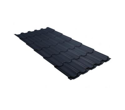 Металлочерепица квинта плюс GL 0,5 Quarzit lite RAL 7024 мокрый асфальт от производителя  Grand Line по цене 1 066 р