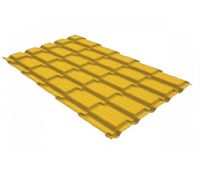Металлочерепица квадро профи 0,45 PE RAL 1018