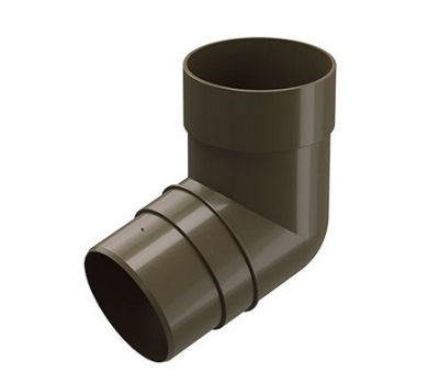 Колено 72˚ Premium ПВХ Каштан от производителя  Docke по цене 253 р